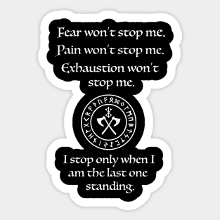 Norse Beserker Quote Sticker